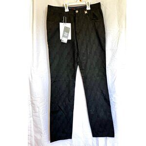 Tailored Recreation TR Premium Black/black checker dress pant size 30/32 trd 62